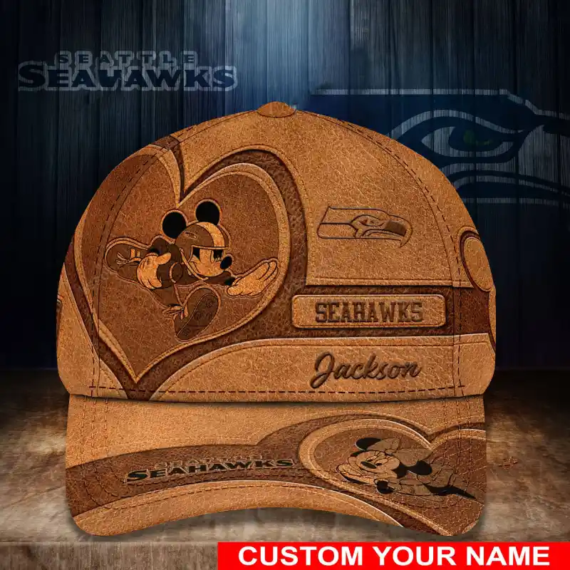 Seattle Seahawks Personalized Classic Cap