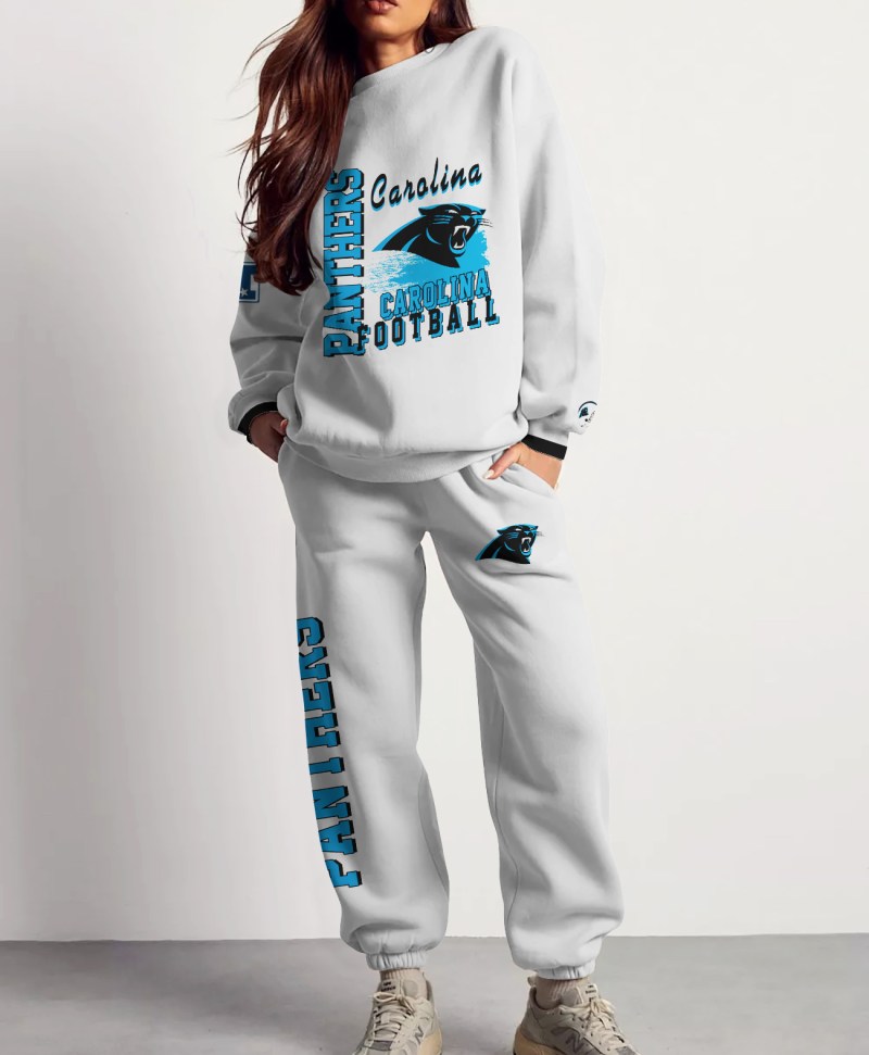 Carolina Panthers Combo 3D Sweatsuit and Sweatpants Unisex
