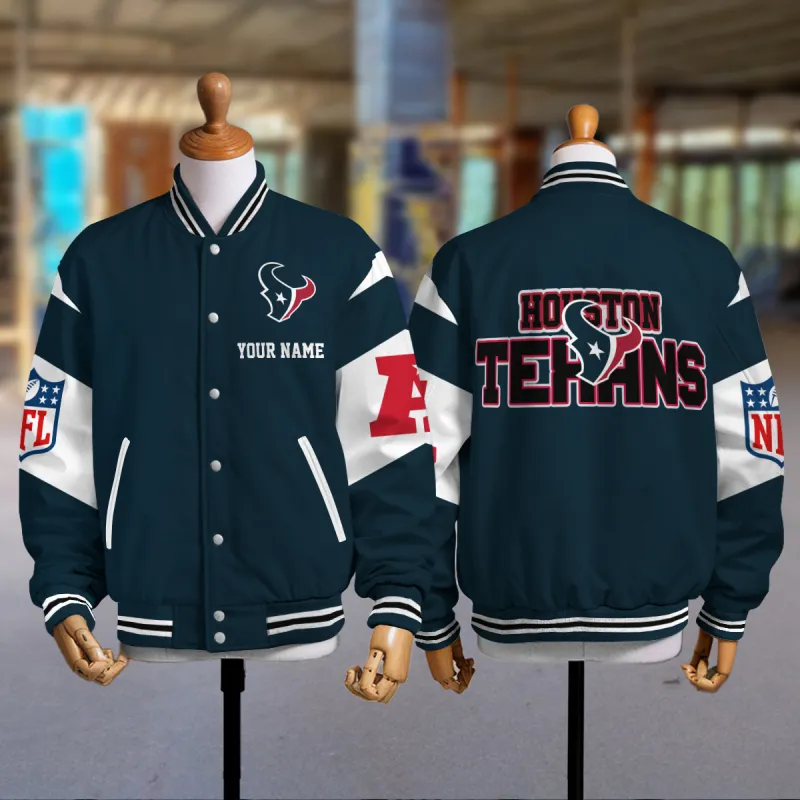 Houston Texans Unisex Varsity Jacket - MK1