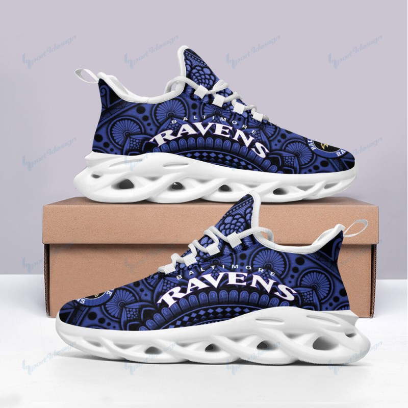 Baltimore Ravens Yezy Running Sneakers