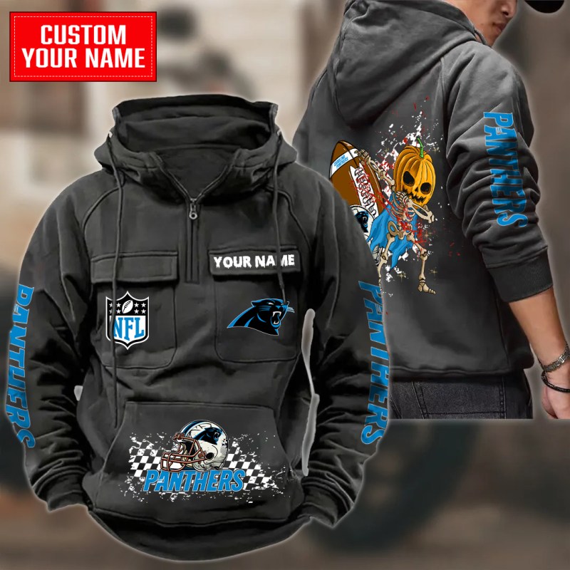 Black Hoodie - Carolina Panthers