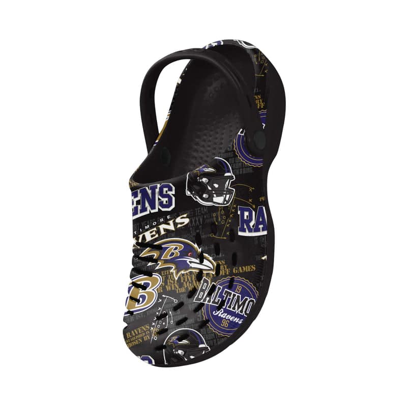 Comfortable Baltimore Ravens Clog