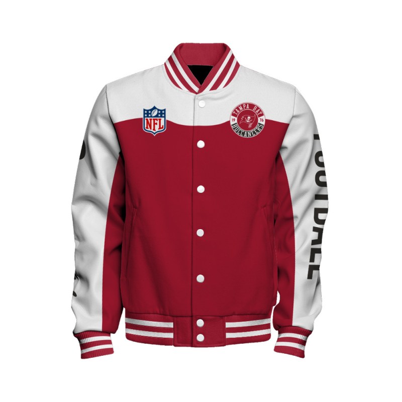 Tampa Bay Buccaneers Varsity Jacket Back