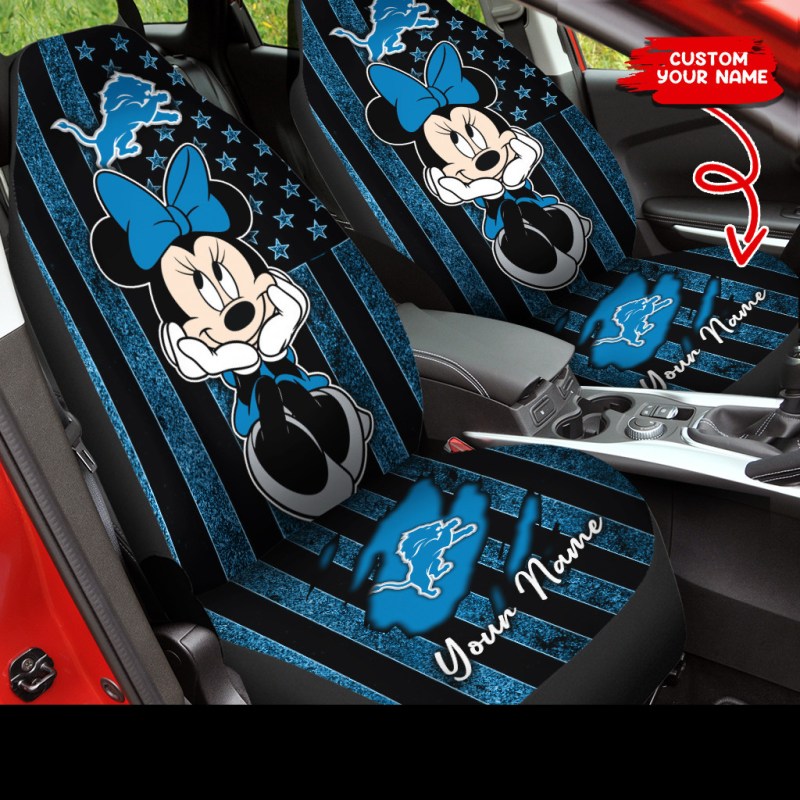 Detroit Lions Car Seat Covers - Comfort and Style