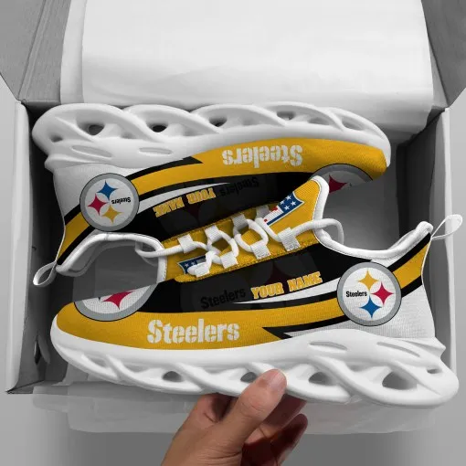 Pittsburgh Steelers Personalized Yezy Running Sneakers