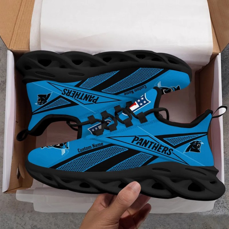 Carolina Panthers Sneakers Side View
