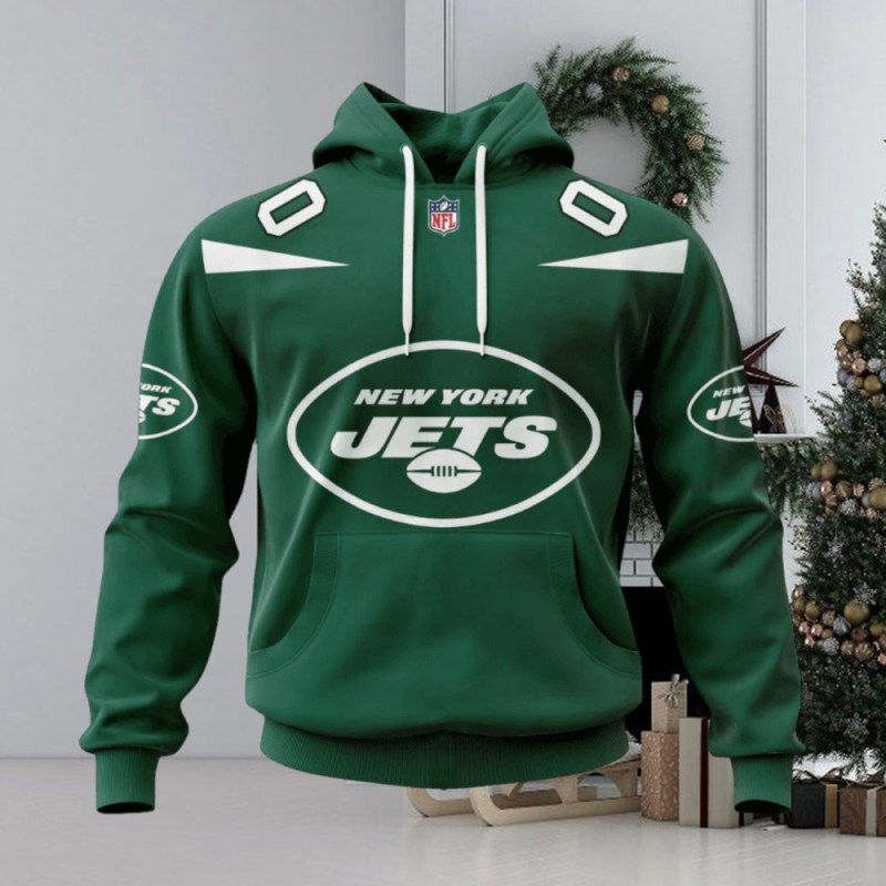NFL New York Jets Personalized Hoodie - Front View