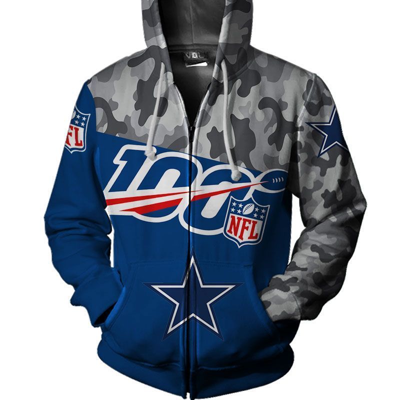 Dallas Cowboys Custom Hoodie Back View