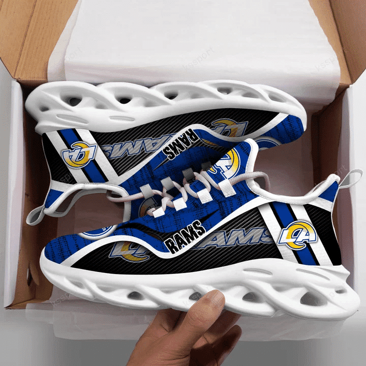 Los Angeles Rams Yezy Running Sneakers Alternate View