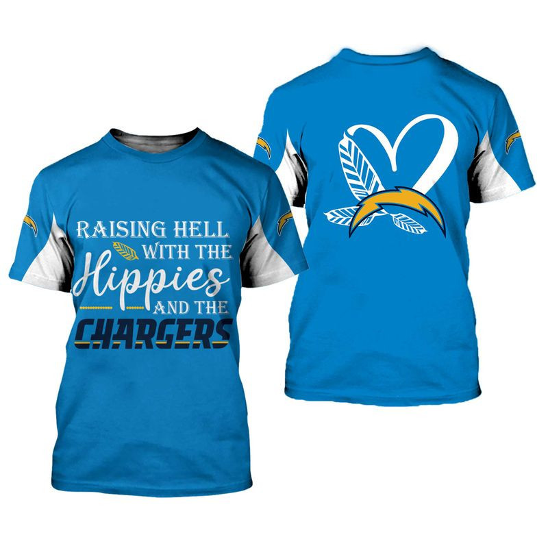 Los Angeles Chargers Limited Edition All Over Print Hoodie - Zip Hoodie