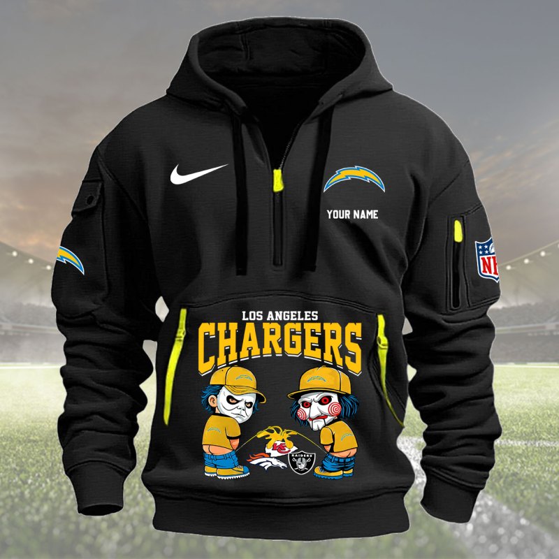 Los Angeles Chargers Black Hoodie
