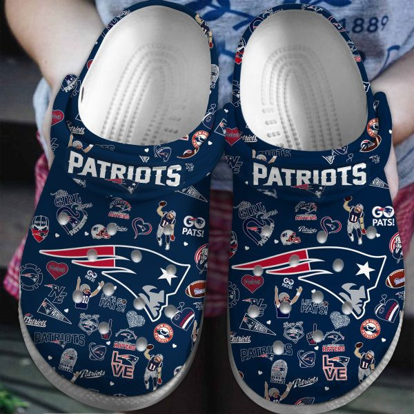 New England Patriots Clogs