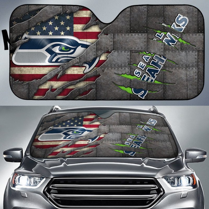 Seattle Seahawks Auto Sun Shade