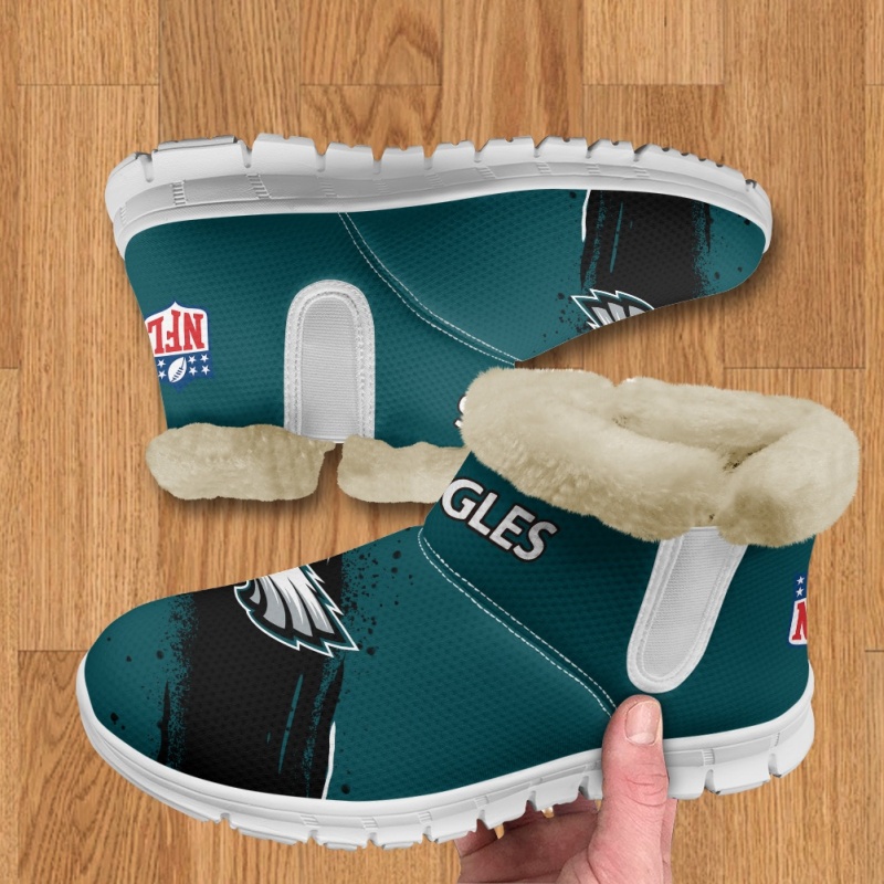 Philadelphia Eagles Comfy Winter Snow Boots Image 9
