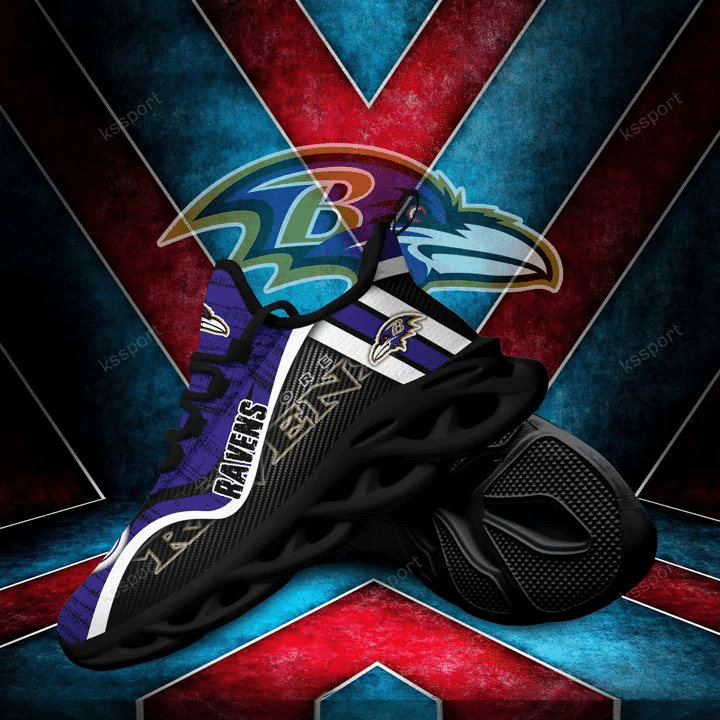 Baltimore Ravens Yezy Running Sneakers