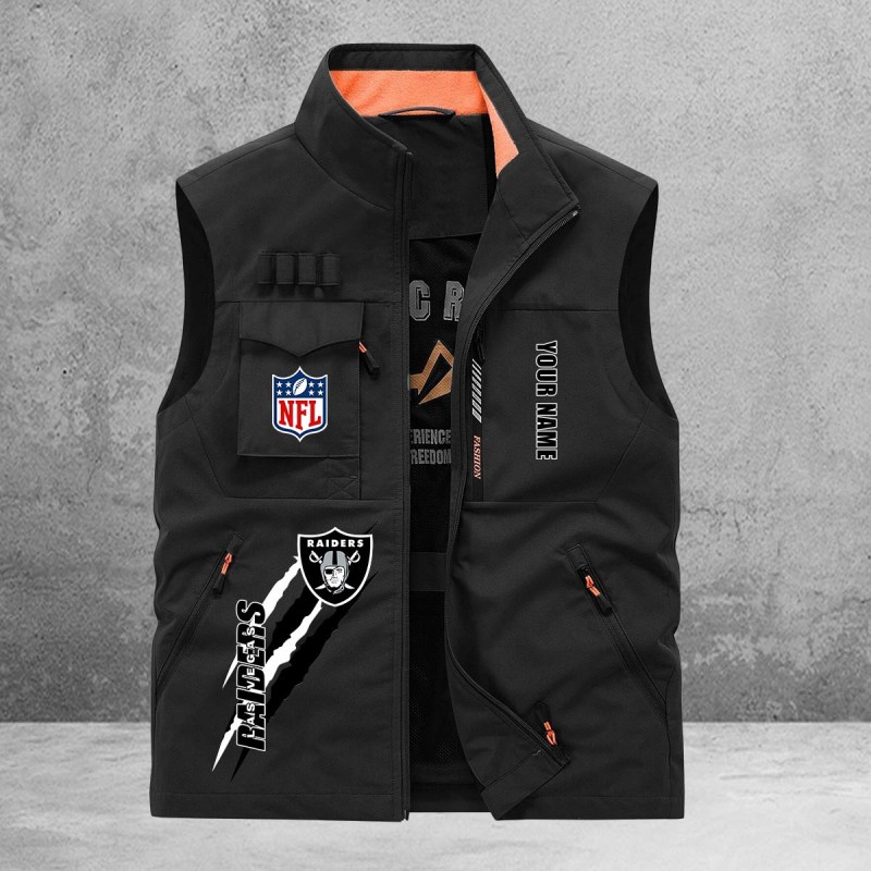Las Vegas Raiders Multi-Pockets Vest