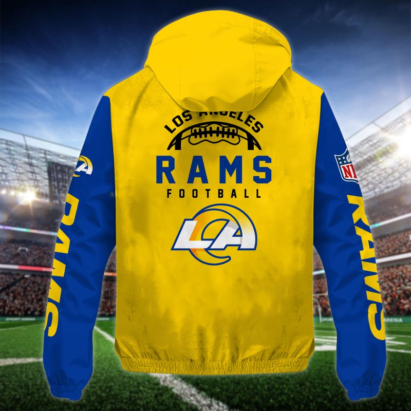 Los Angeles Rams Outdoor Jacket Back