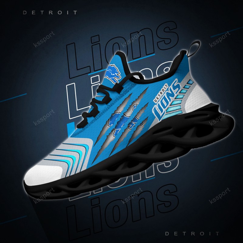 Detroit Lions Yezy Running Sneakers