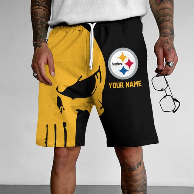 Pittsburgh Steelers Personalized Men Shorts