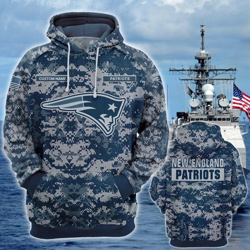 New England Patriots Personalized All Over Printed Sweater