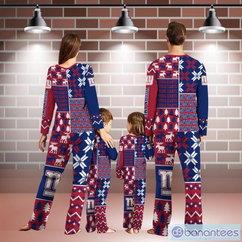 New York Giants Pajamas Set Christmas Gift for Family - Image 1