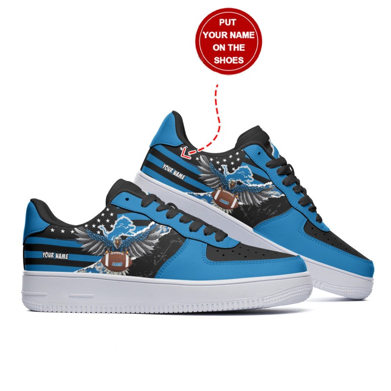 Detroit Lions Personalized AF1 Shoes