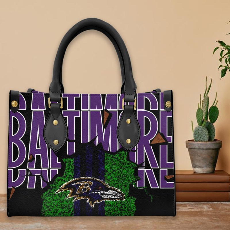 Baltimore Ravens Hand Bag Interior