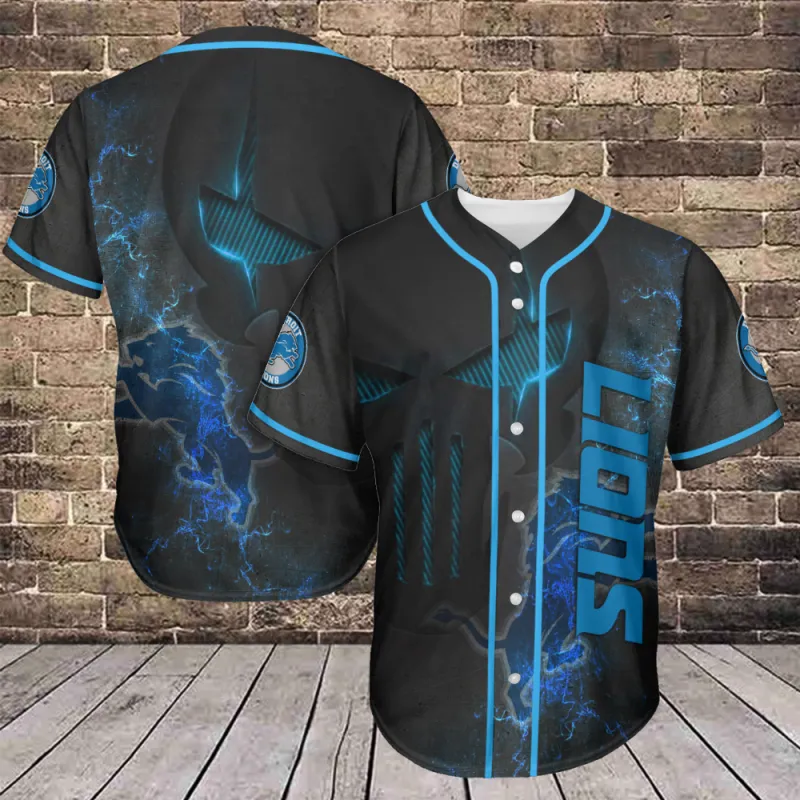 Detroit Lions Baseball Jersey