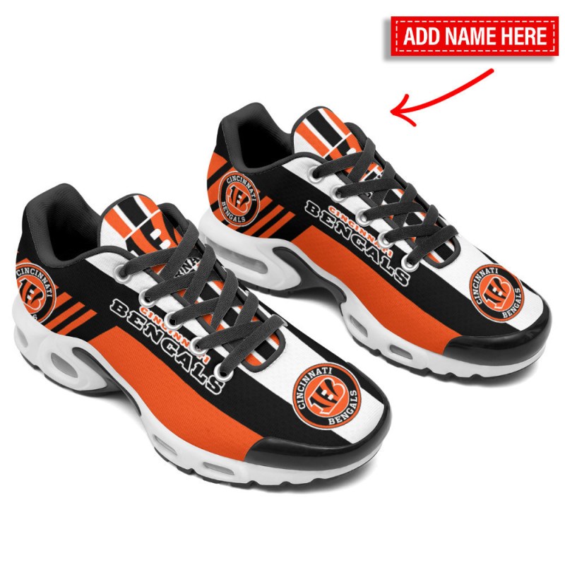 Cincinnati Bengals Personalized Youth Sneakers - Display