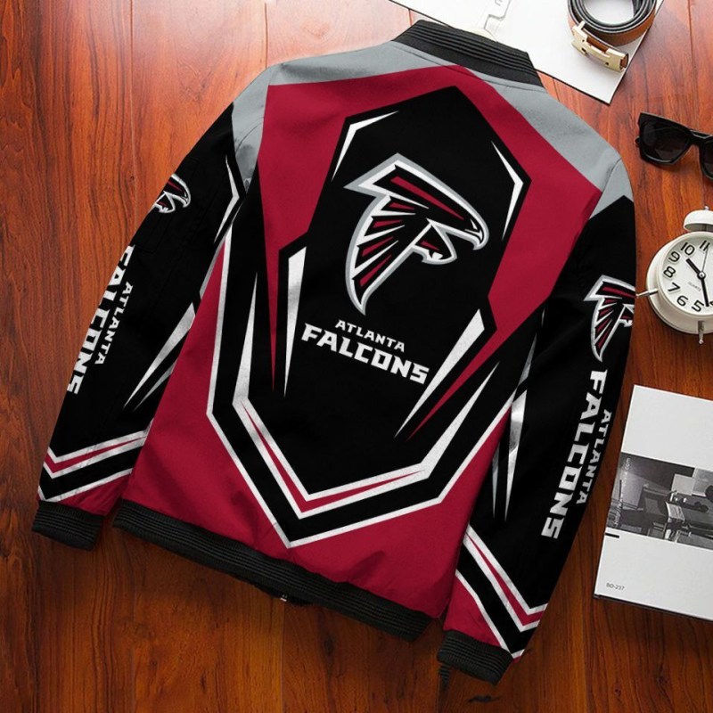 Atlanta Falcons Bomber Jacket - Back View
