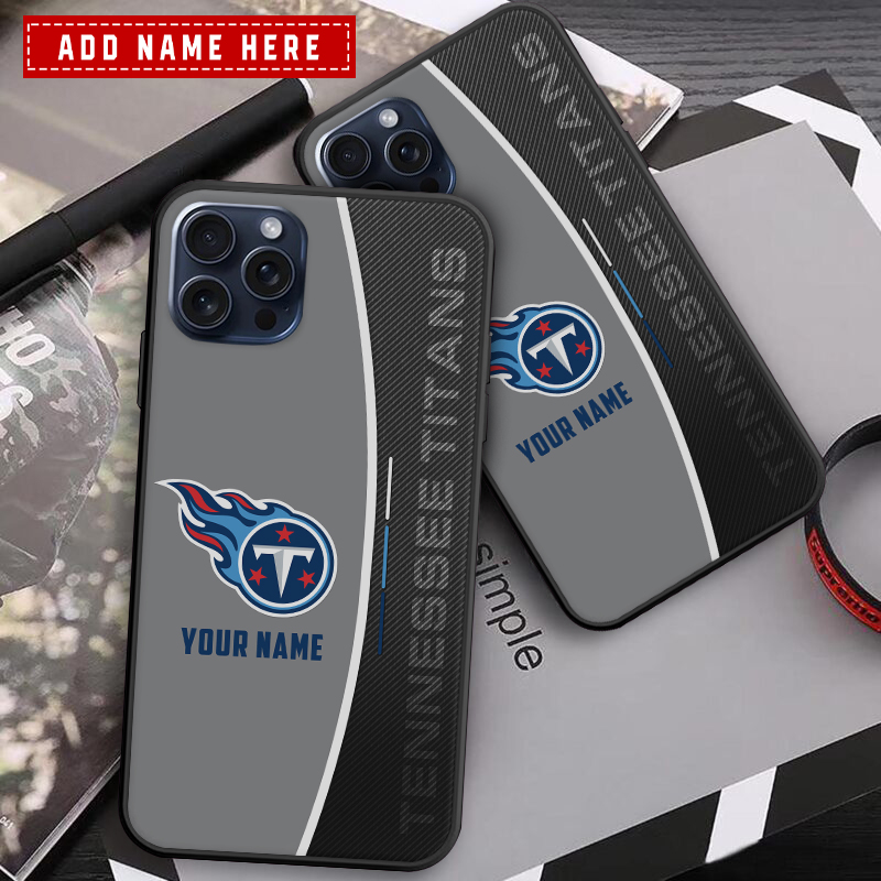 Tennessee Titans Personalized Phone Case Front View