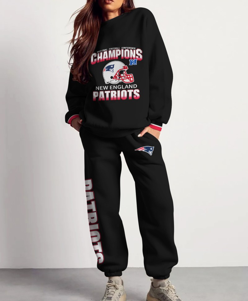 New England Patriots 3D Sweatsuit and Sweatpants