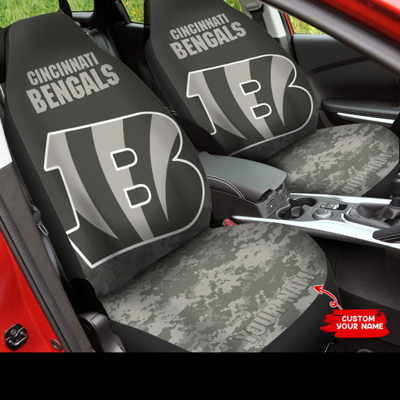 Cincinnati Bengals Personalized Car Seat Covers