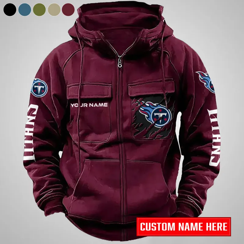 Tennessee Titans Red Hoodie