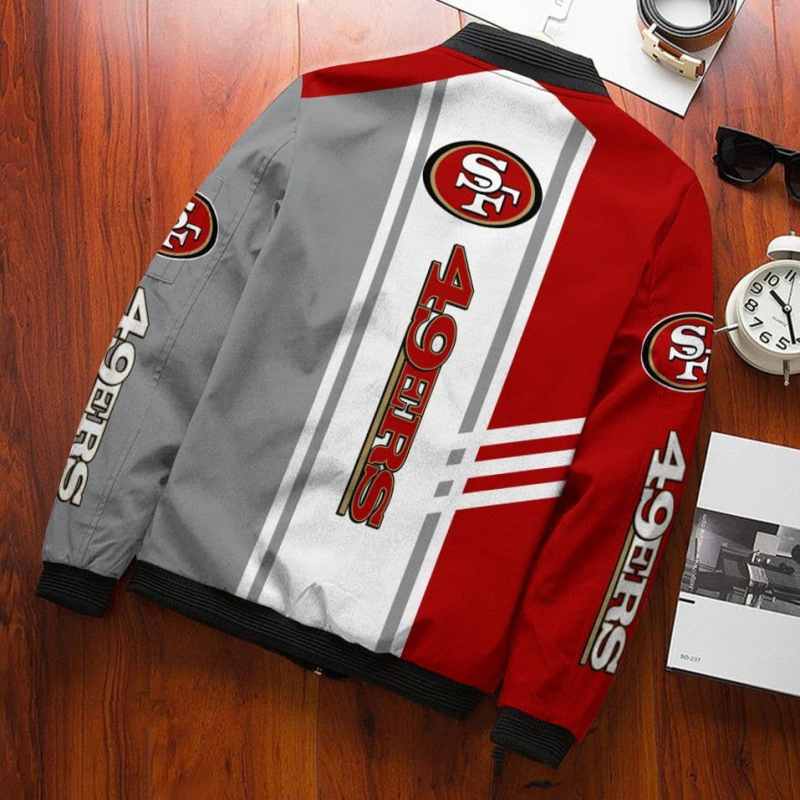 San Francisco 49ers Bomber Jacket Detail