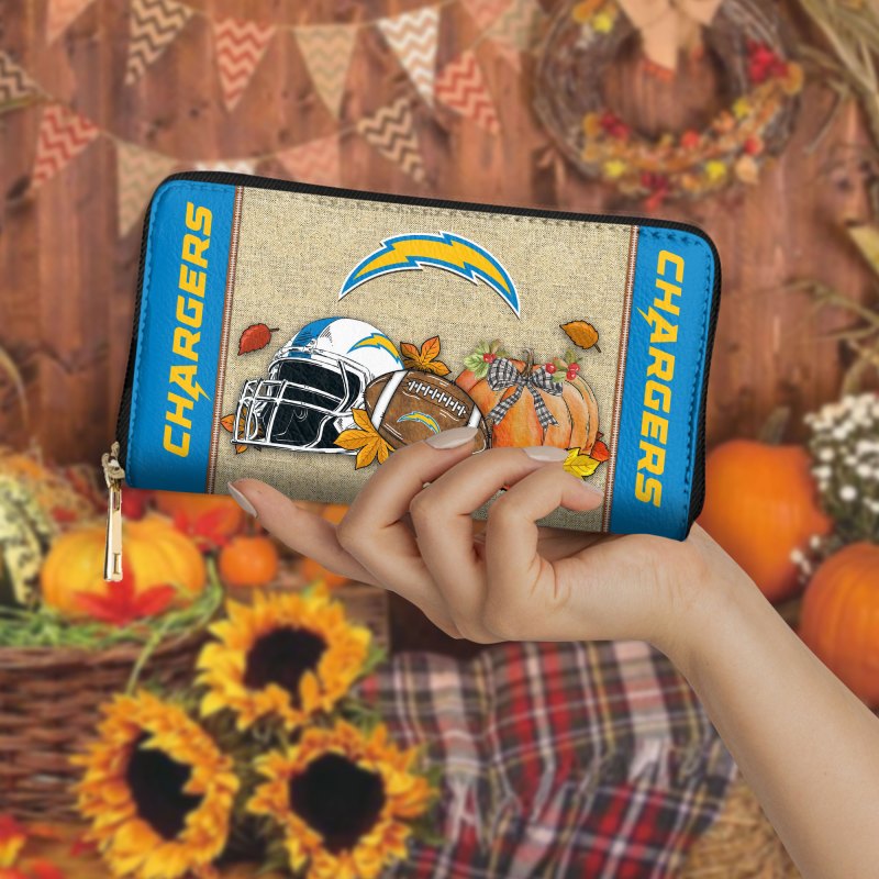 Los Angeles Chargers Zip Around Wallet