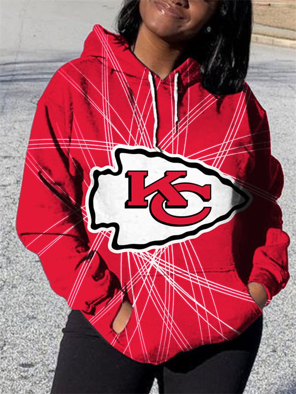 Kansas City Chiefs 3D Printed Pocket Pullover Hoodie