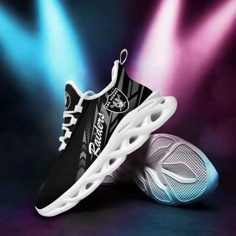 Las Vegas Raiders Yezy Running Sneakers Trendy Design