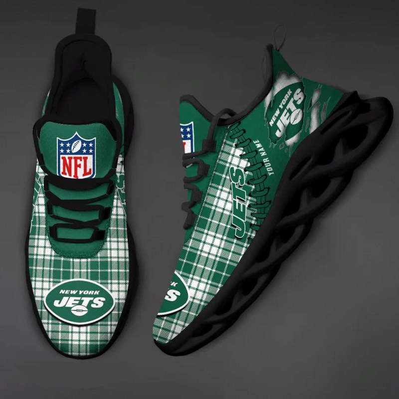 New York Jets Sneakers from Above