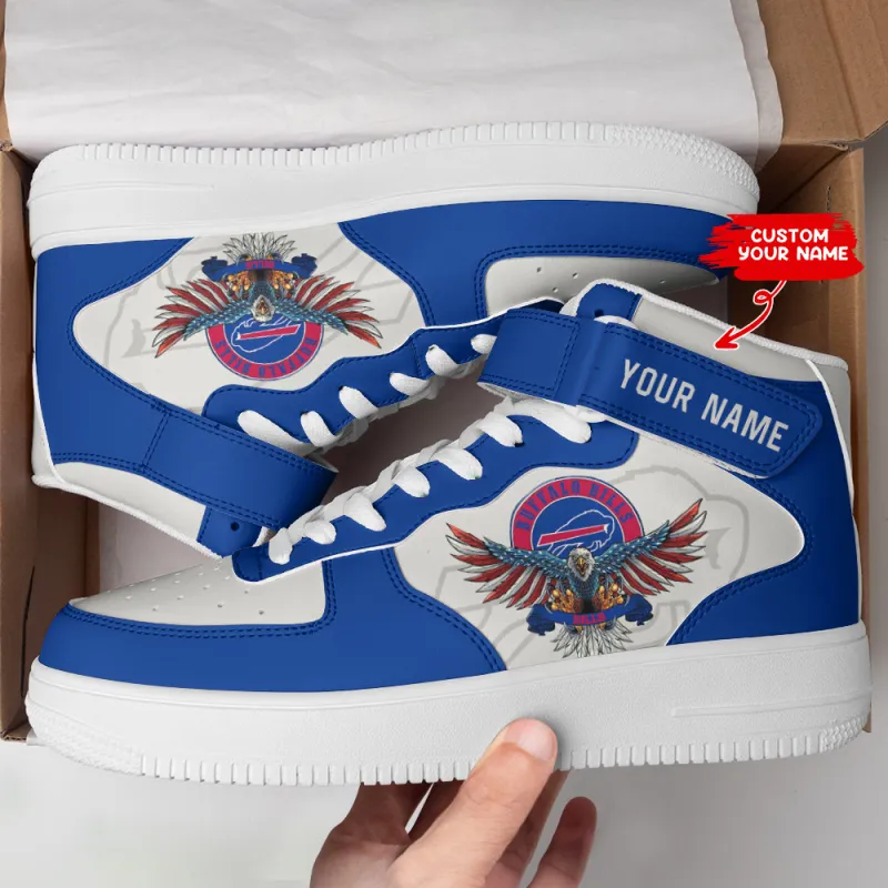 Custom Buffalo Bills High AF1 Sneakers