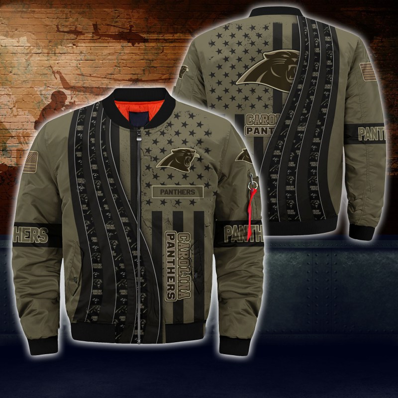 Carolina Panthers Bomber Jacket