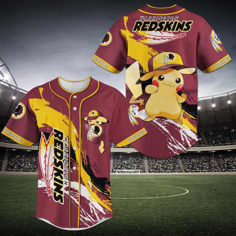 Washington Redskins Baseball Jersey
