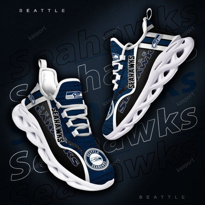 Seattle Seahawks Yezy Running Sneakers