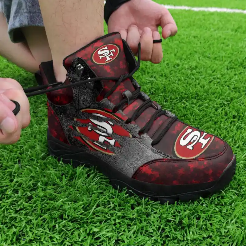 San Francisco 49ers Hiking Shoes 53