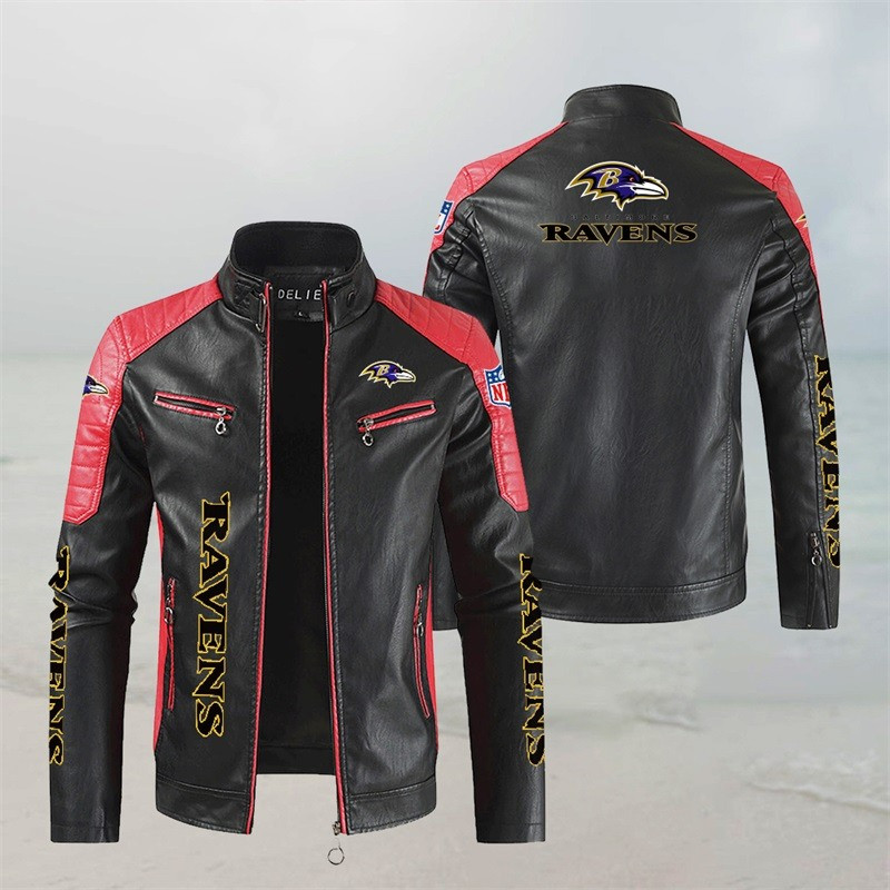 Baltimore Ravens Leather Jacket