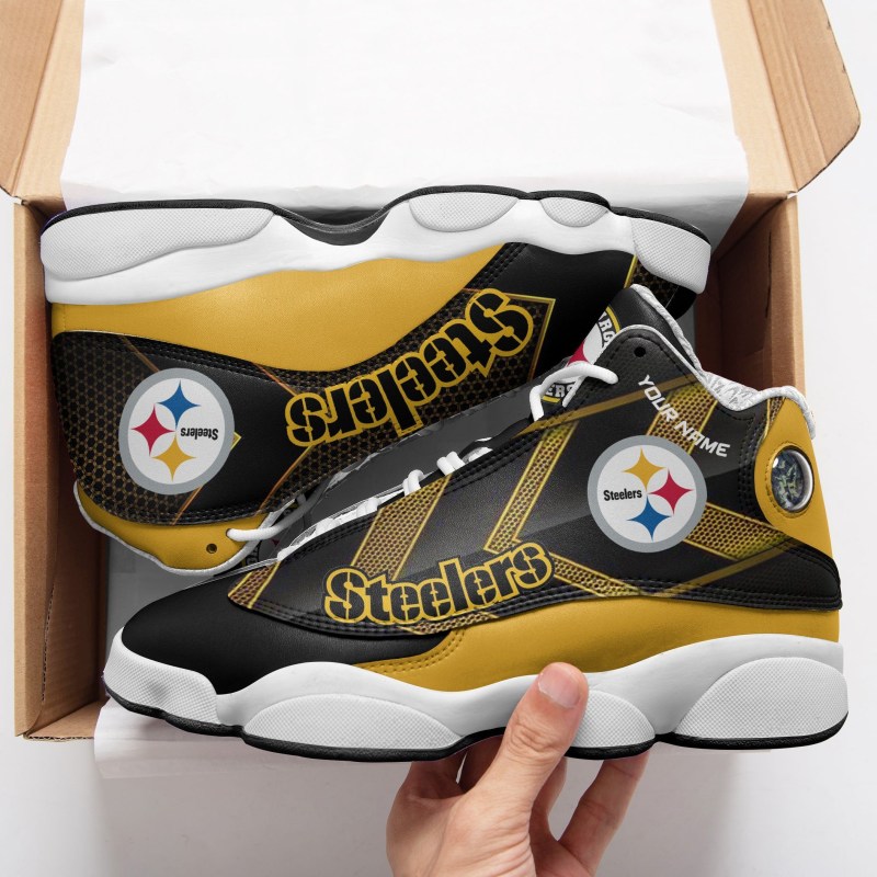 Pittsburgh Steelers Personalized Air JD13 Sneakers