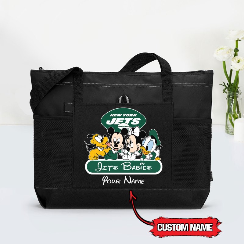 New York Jets Tote Bag Black