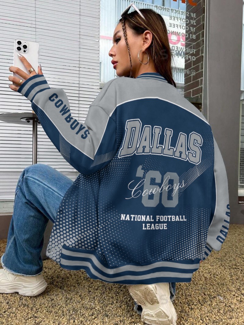 Dallas Cowboys Varsity Jacket - Side View