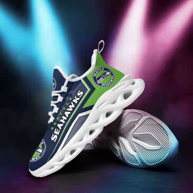 Seattle Seahawks Yezy Running Sneakers