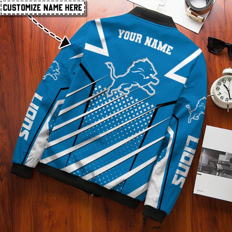 Detroit Lions Bomber Jacket 2
